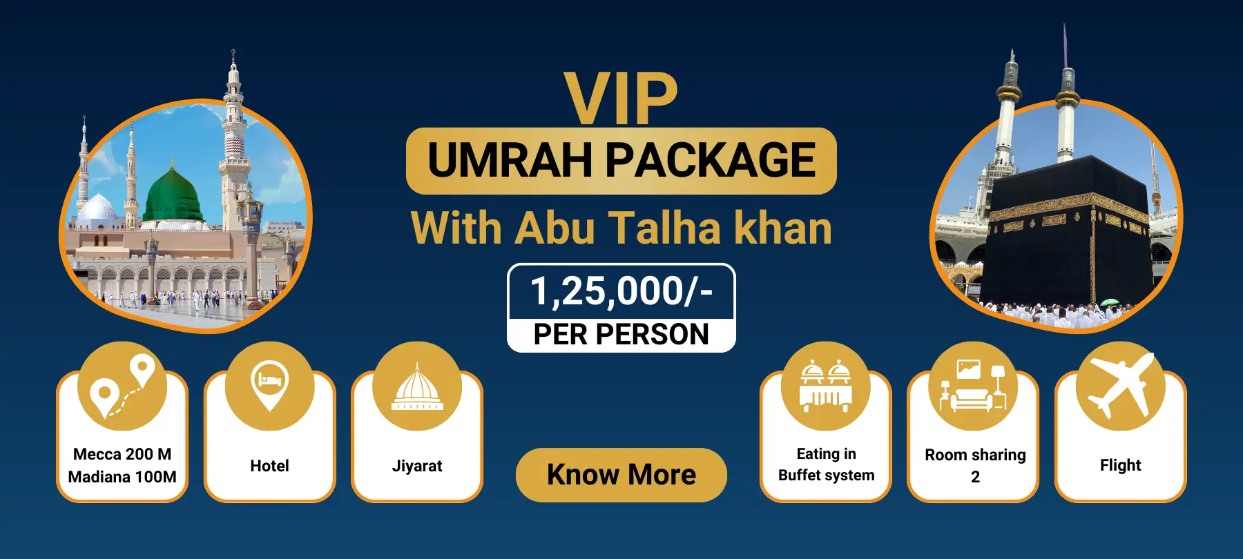 VIP Umrah packages from India